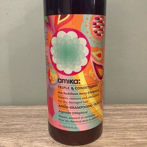 **never used !**Amika triple Rx conditioner 33.8oz